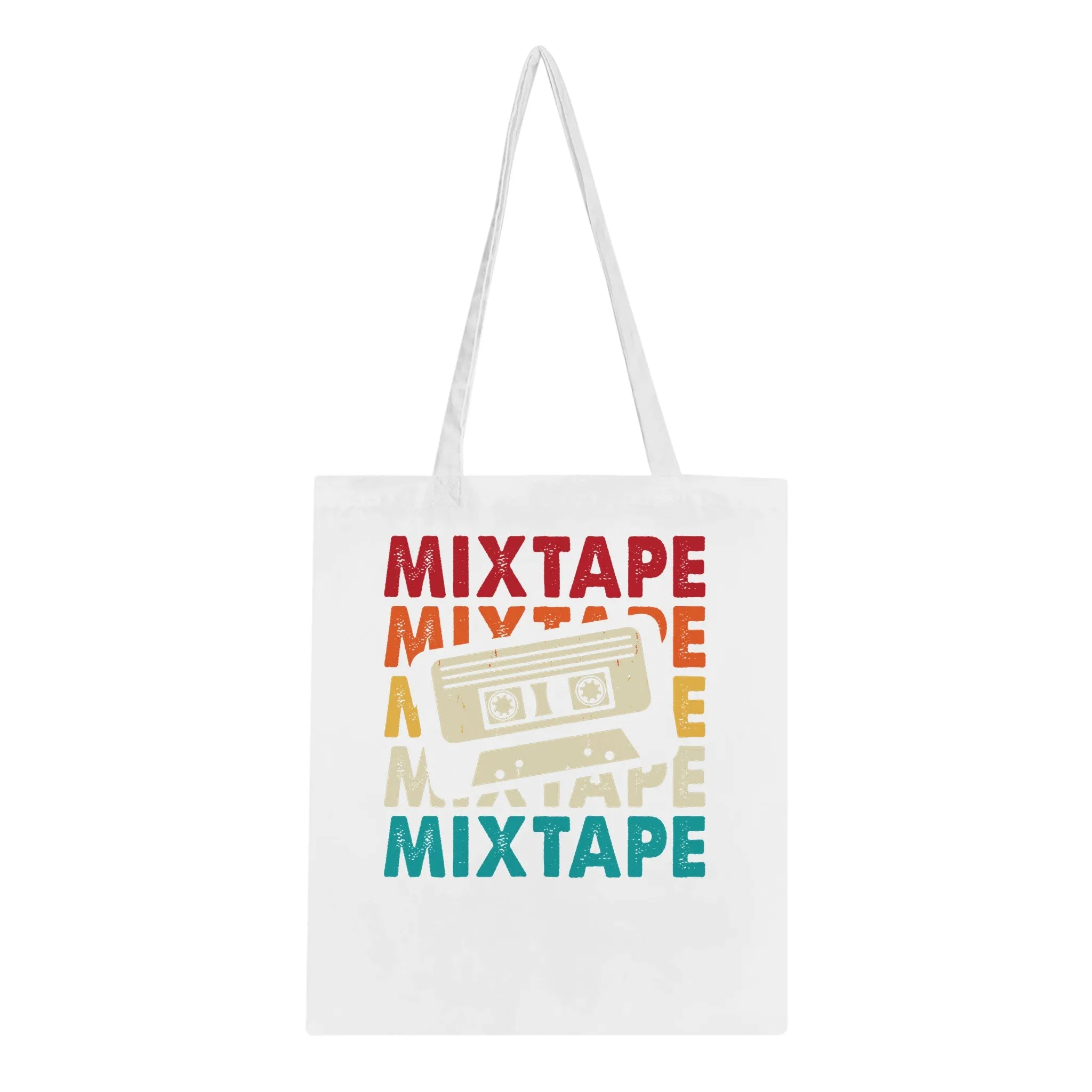 Retro Music Classic Tote Bag