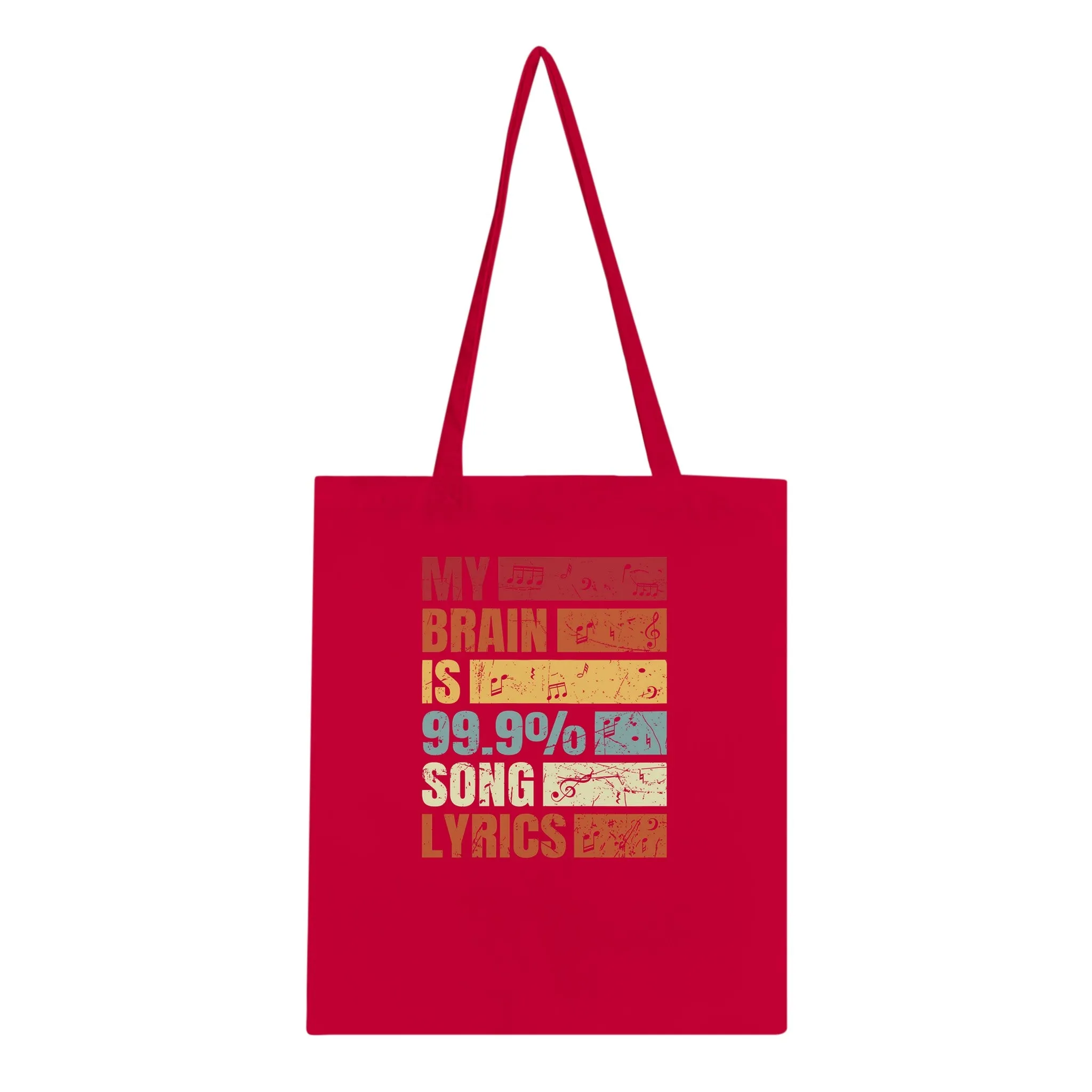 Retro Music Classic Tote Bag