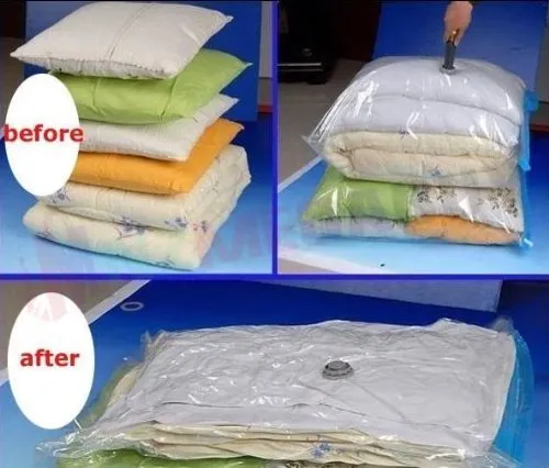 Reusable Vacuum Seal Travel Bag 100 x 70* 1pcs,4pcs,8pcs