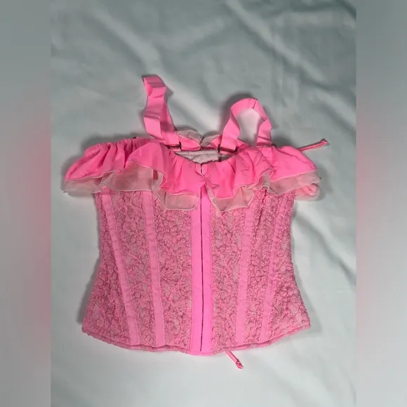 REVOLVE/We are hah Size S Seams Like princes corset Rose Quartz/ pink NWT