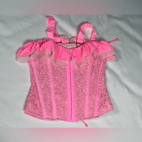 REVOLVE/We are hah Size S Seams Like princes corset Rose Quartz/ pink NWT