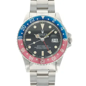 Rolex GMT-Master Stainless Steel Pepsi Ref. 16750