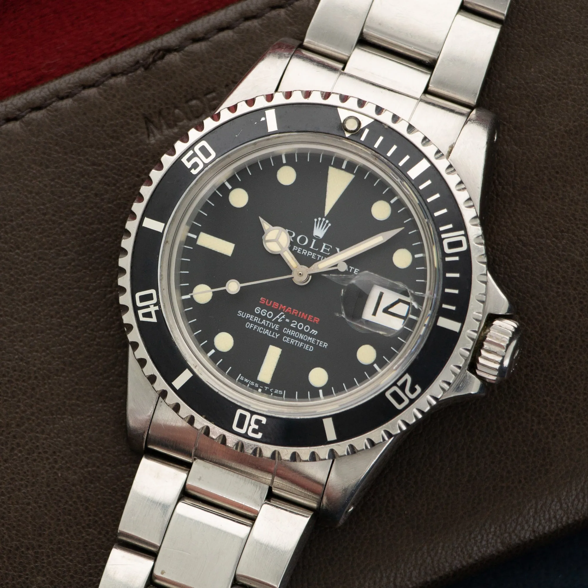 Rolex Red Submariner Watch Ref. 1680