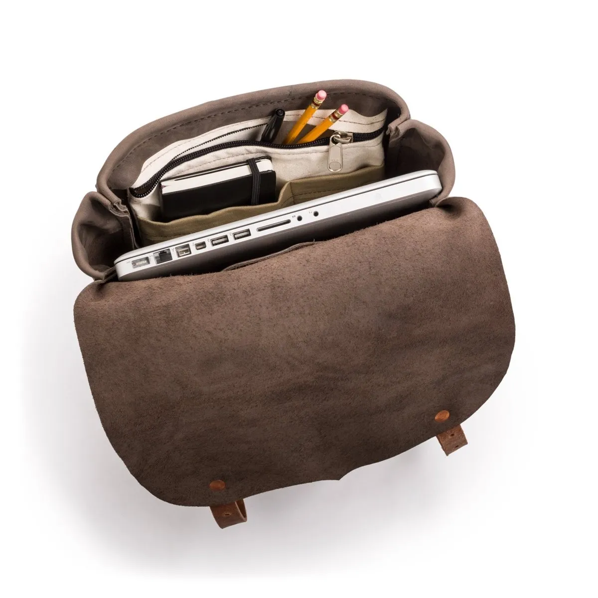 Rustic Leather Backpack