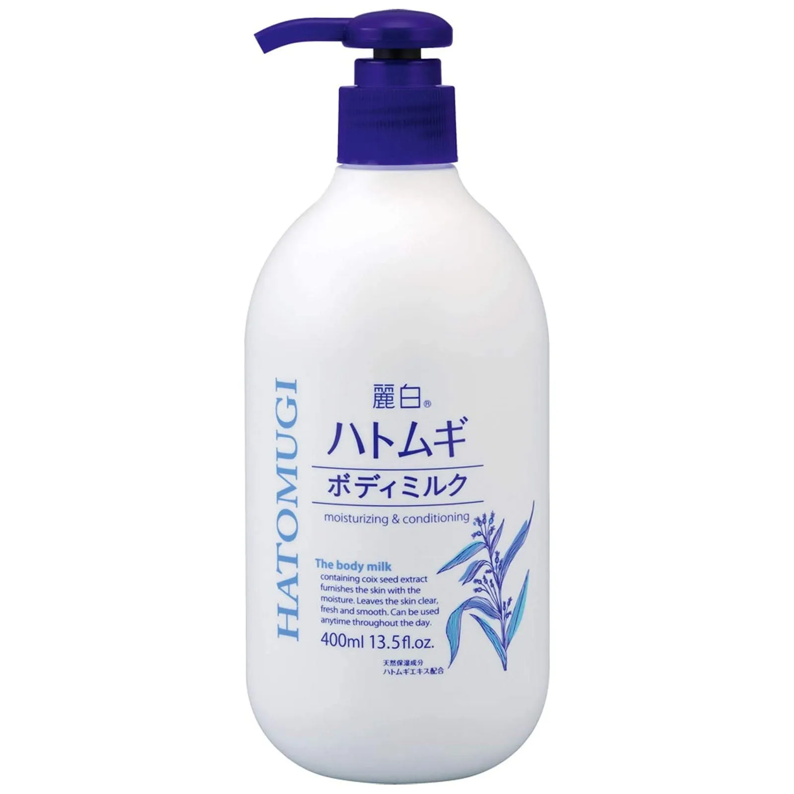 Sữa Dưỡng Thể Hatomugi The Body Milk Cấp Ẩm và Sáng Da 400ml