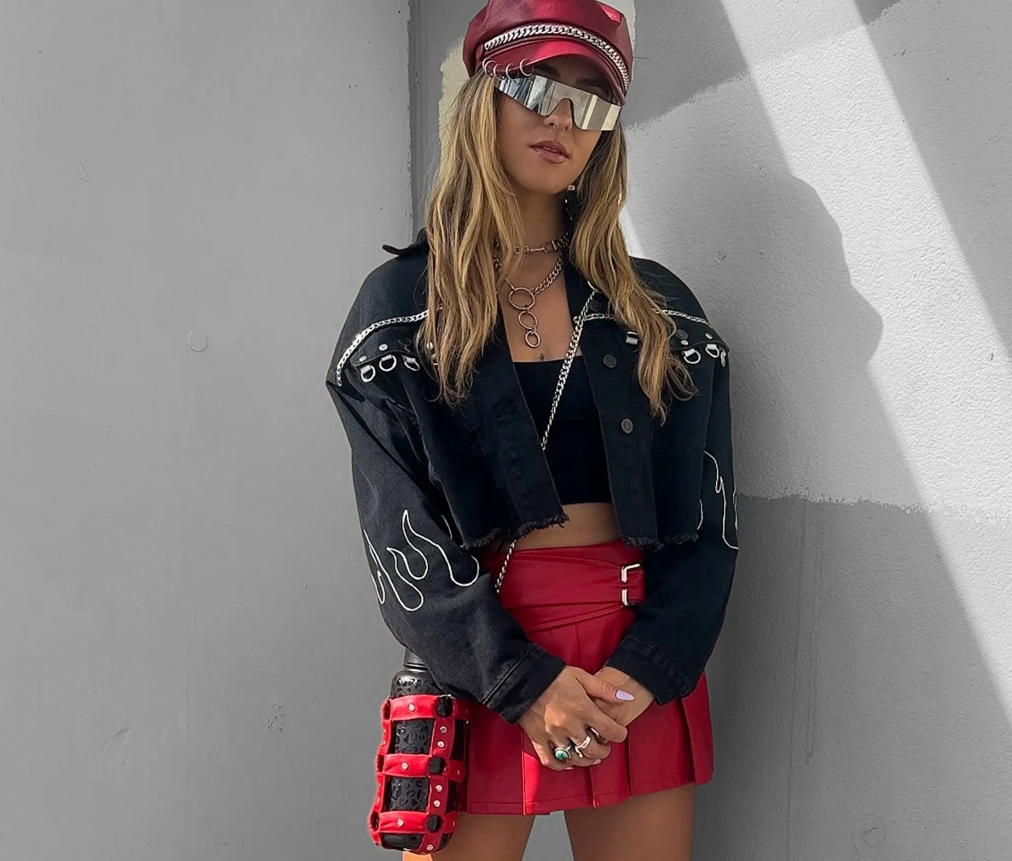Scarlett Red Water Bottle Holder