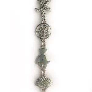 Sea Life Charms in Silver Chain by the Inch (#3007)