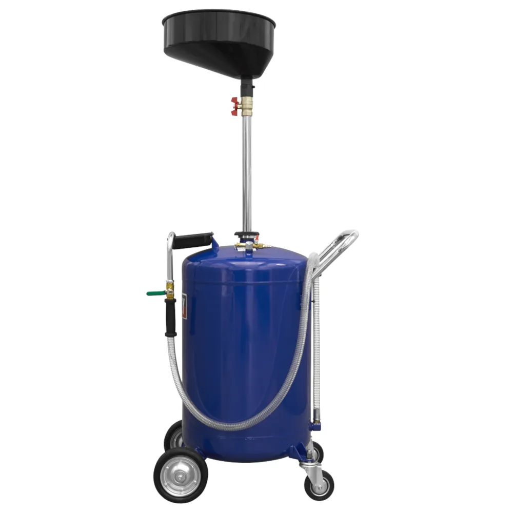 Sealey 110L Air Discharge Mobile Waste Oil Drainer - B