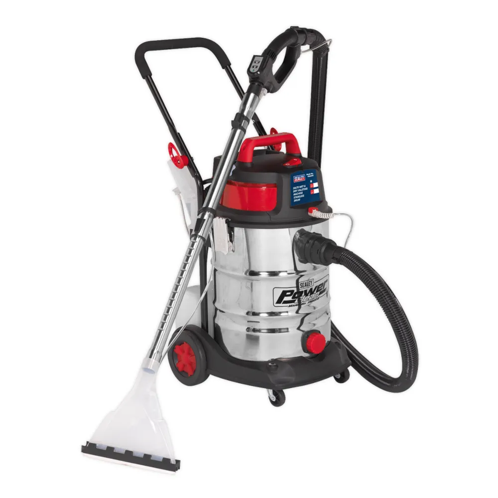 Sealey 30L Wet & Dry Valeting Machine with Stainless Drum 1500W - B
