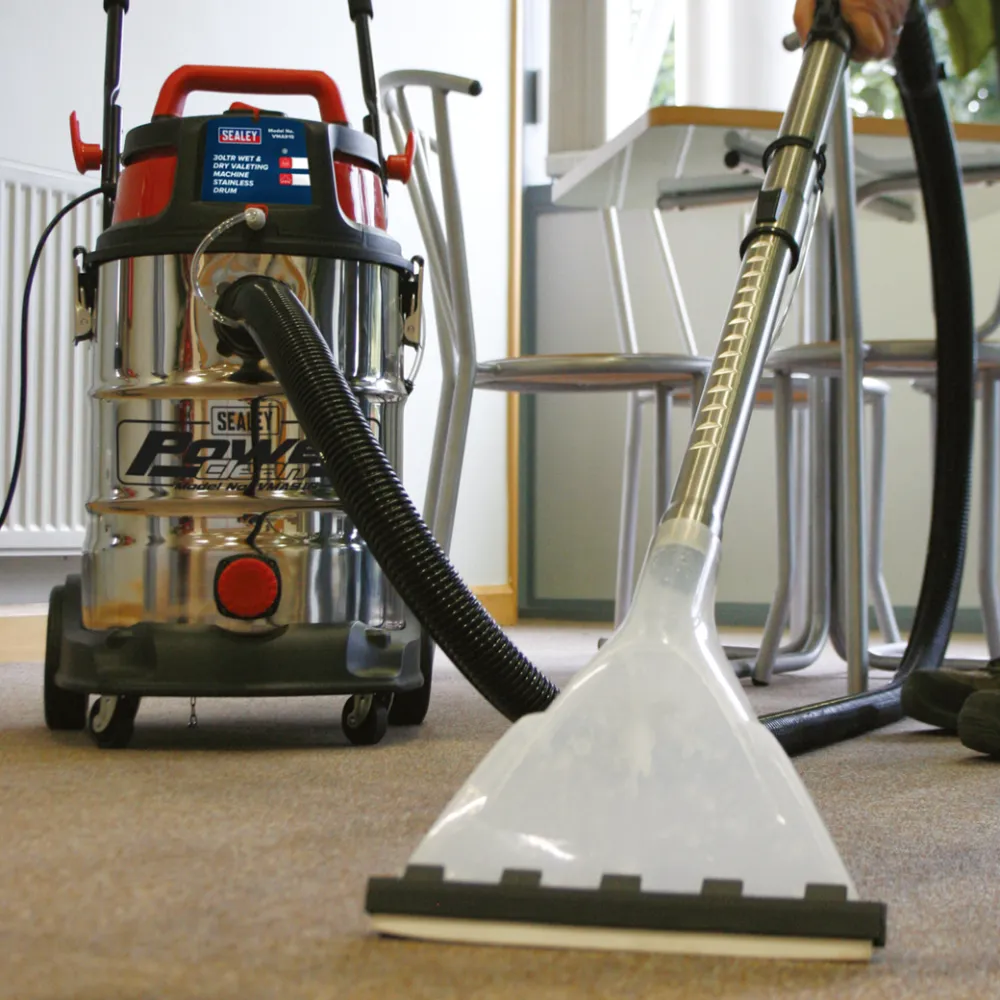 Sealey 30L Wet & Dry Valeting Machine with Stainless Drum 1500W - B