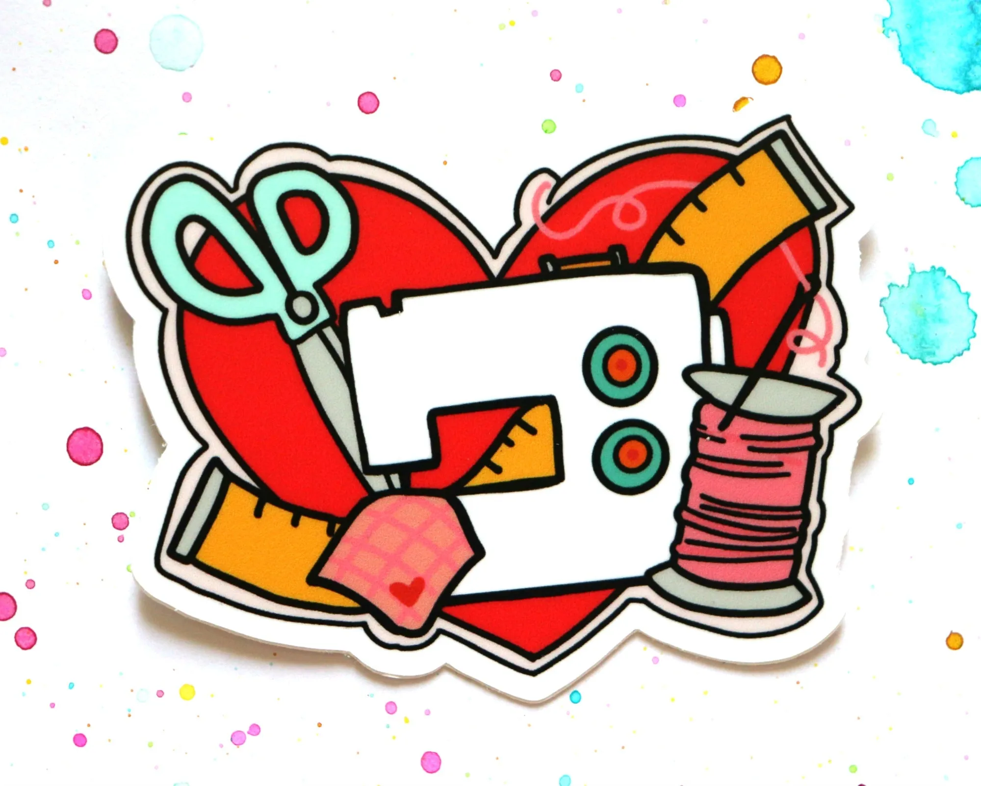 Sewing Sticker