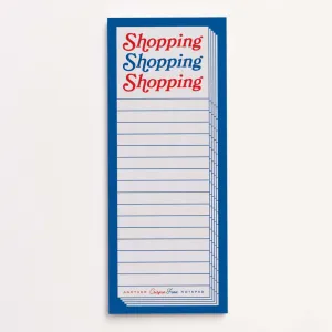 SHOPPING SHOPPING SHOPPING NOTE PAD