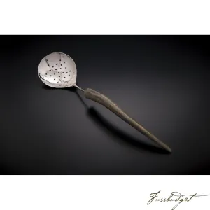 Silver Star Pattern Berry Spoon