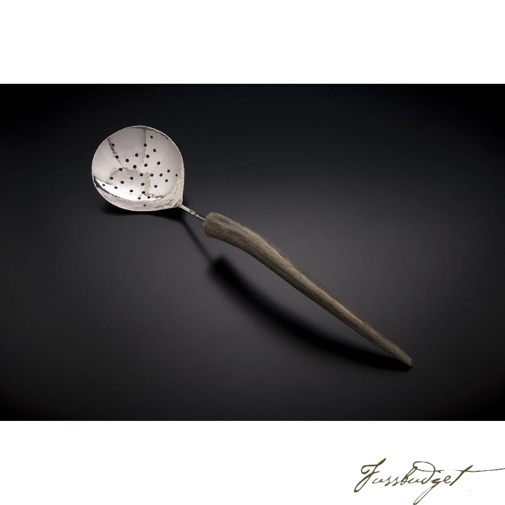 Silver Star Pattern Berry Spoon