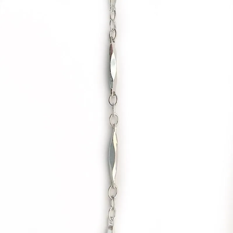 Silver Station Link Chain by the Inch (#3012)