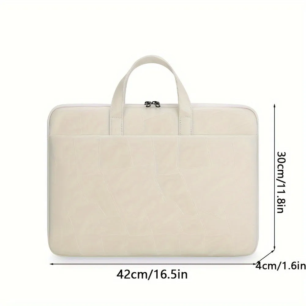 Sleek Faux Leather Briefcase 41 Laptop & Tablet Bag