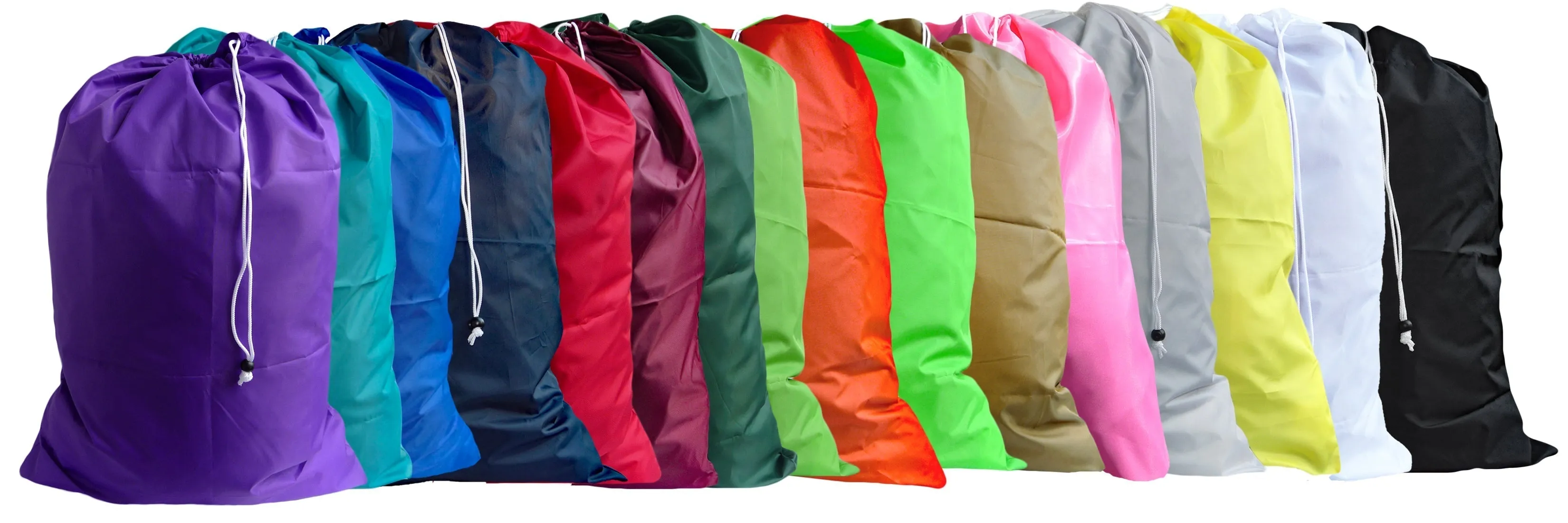 Small Laundry Bags Assorted Colors (5 Pack)