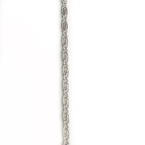 Small Scroll Chain in Silver by the Inch (#3005)