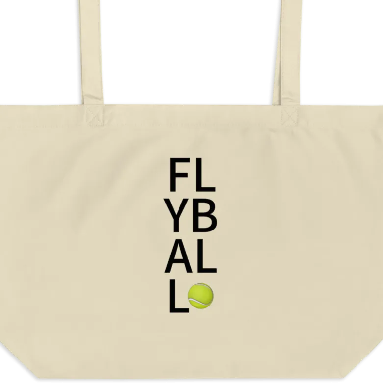 Stacked Flyball X-Large Tote/Shopping Bag - Oyster
