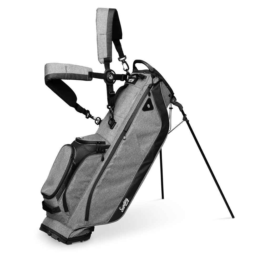 Sunday Golf Ryder 23 Golf Stand Bag Heather Gray (Bag Height 35")