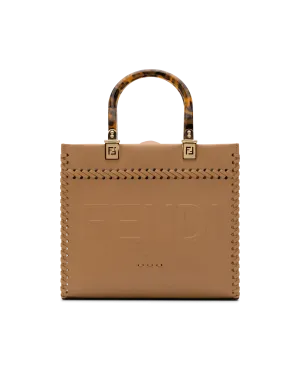 Sunshine Leather Tote Bag