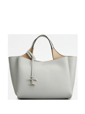T timeless mini leather tote