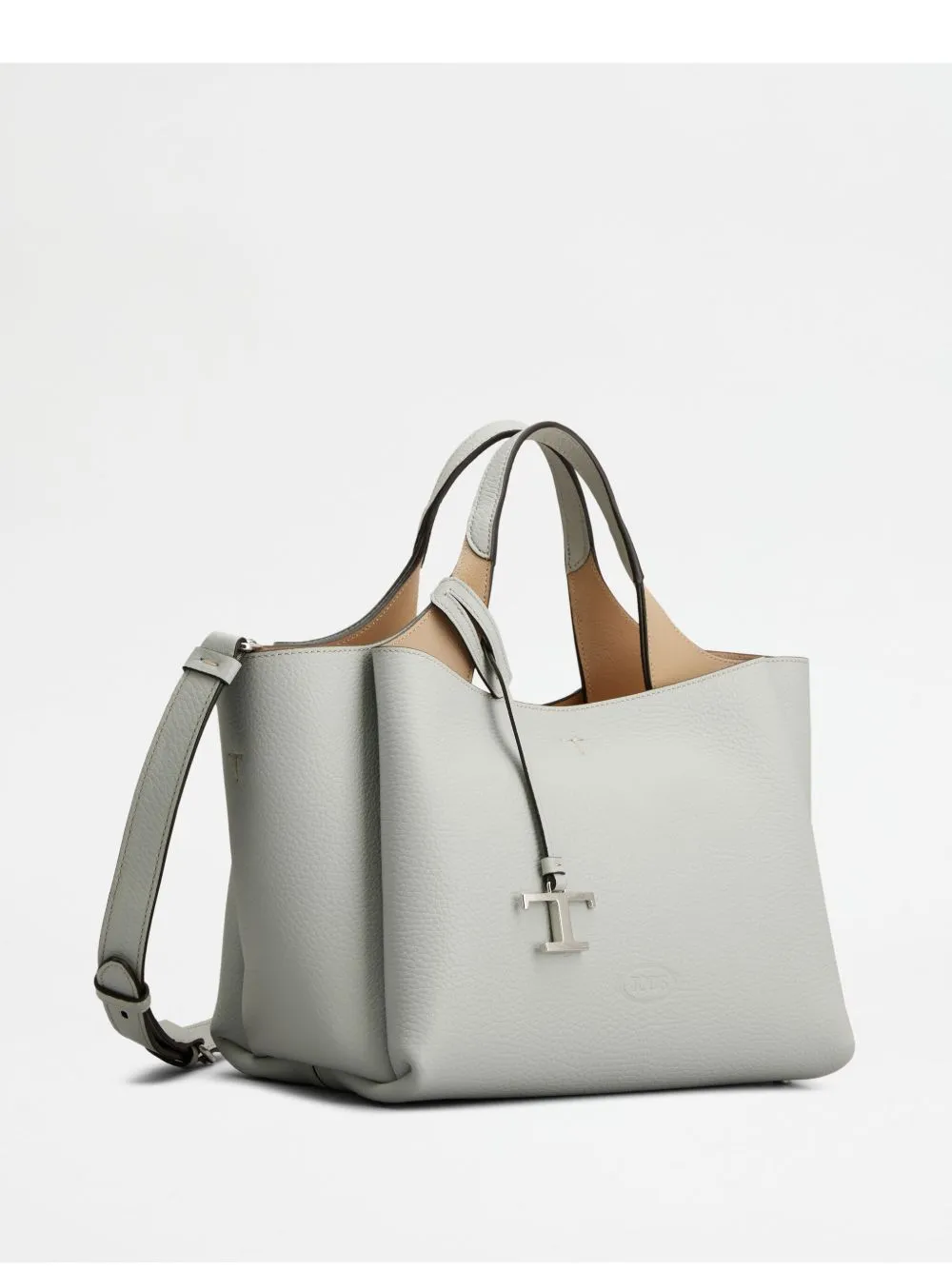 T timeless mini leather tote
