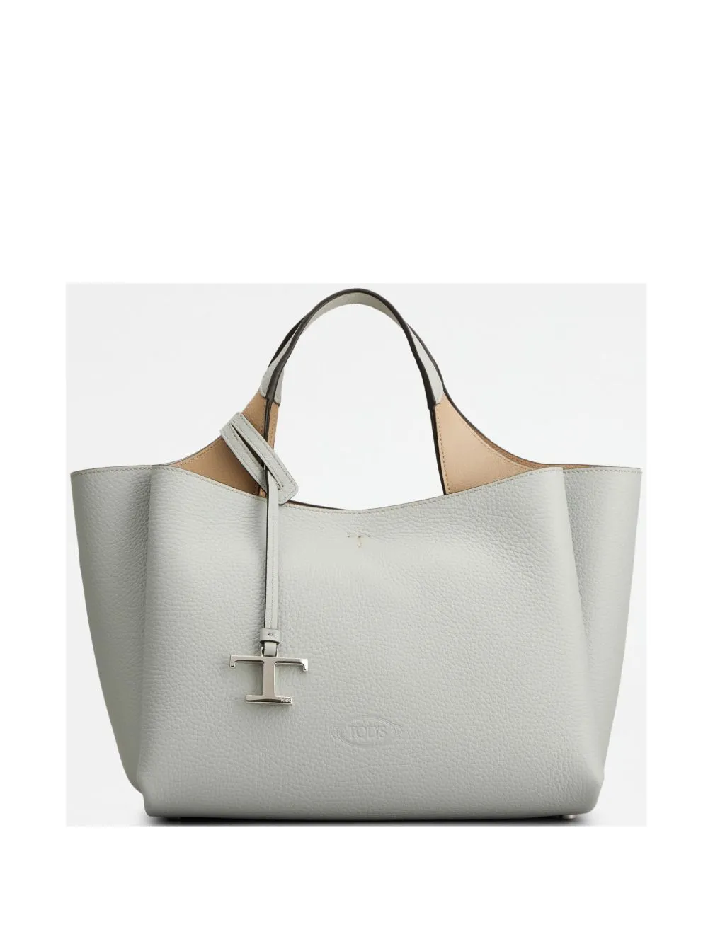 T timeless mini leather tote