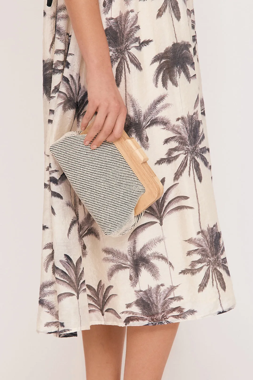 Tessa Timber Frame Clutch
