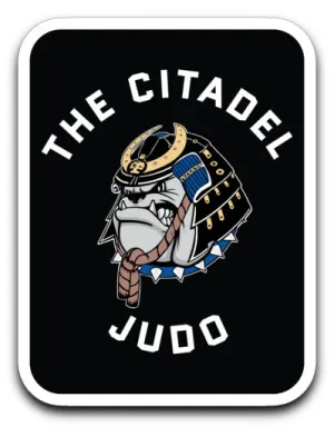 The Citadel Club Sport, Spike, Judo Decal 4"x3"