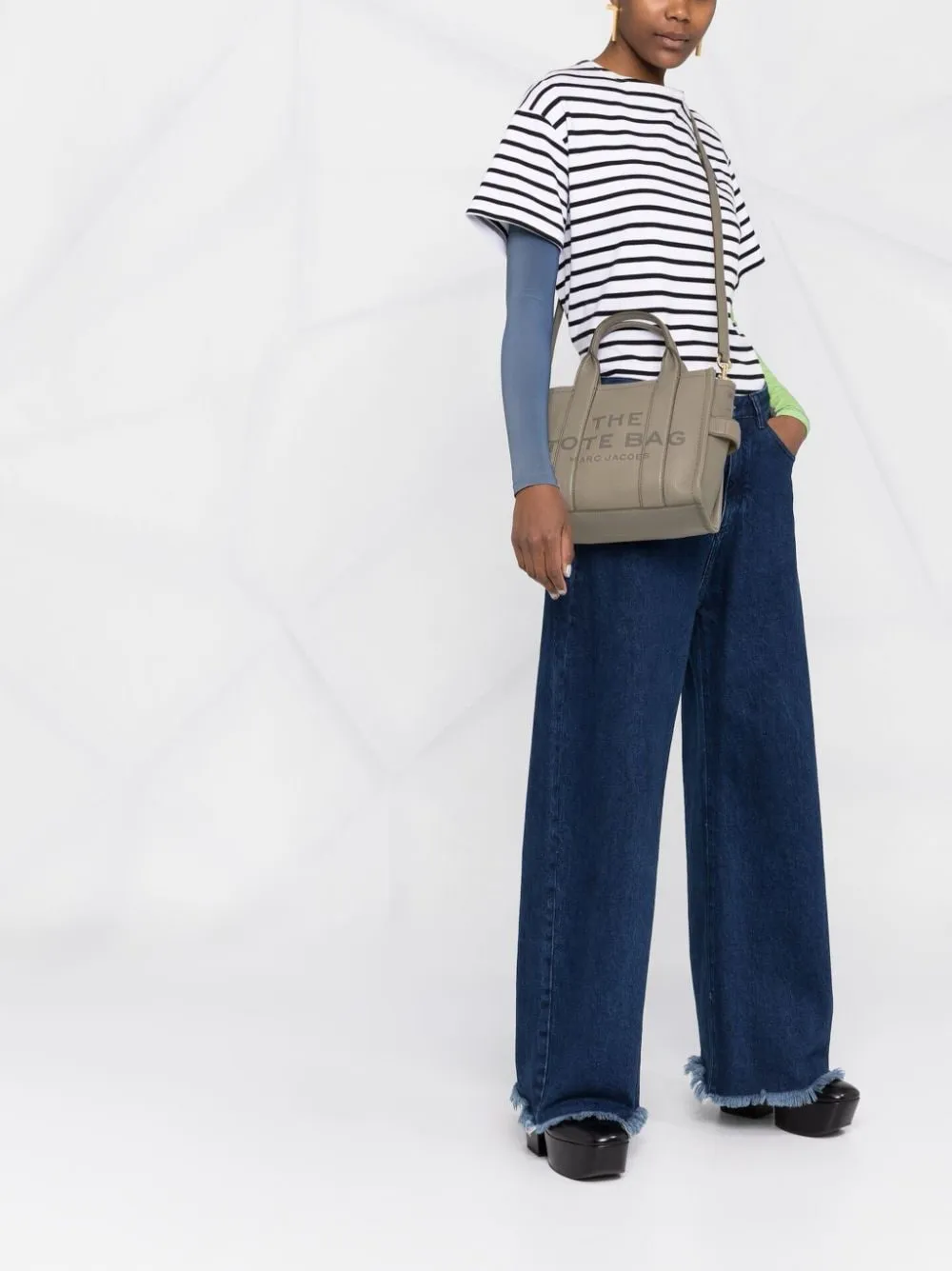 The tote bag small leather tote
