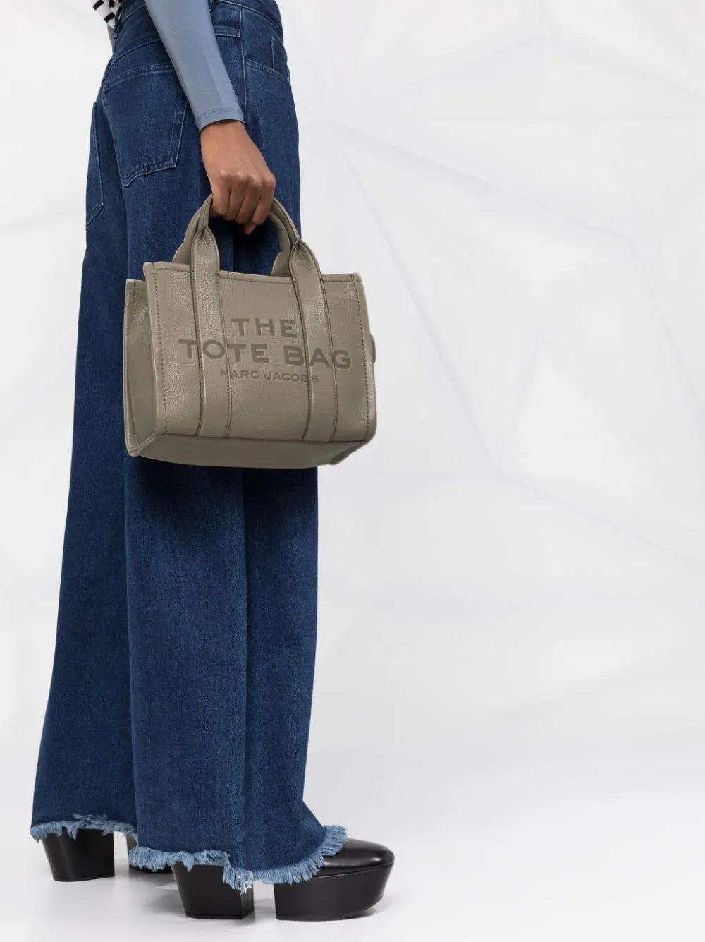 The tote bag small leather tote