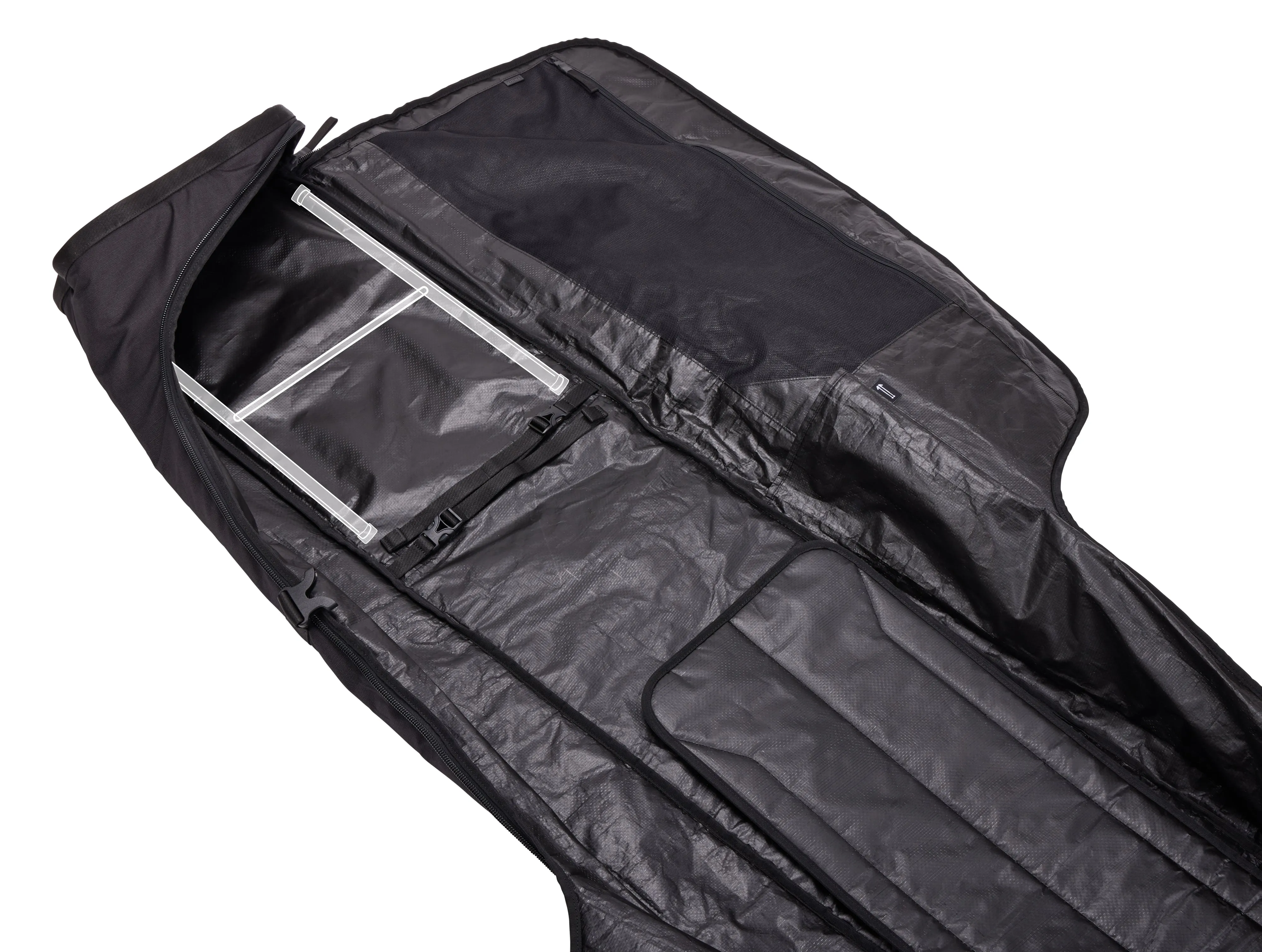 THULE Roundtrip Ski Roller 192cm Black
