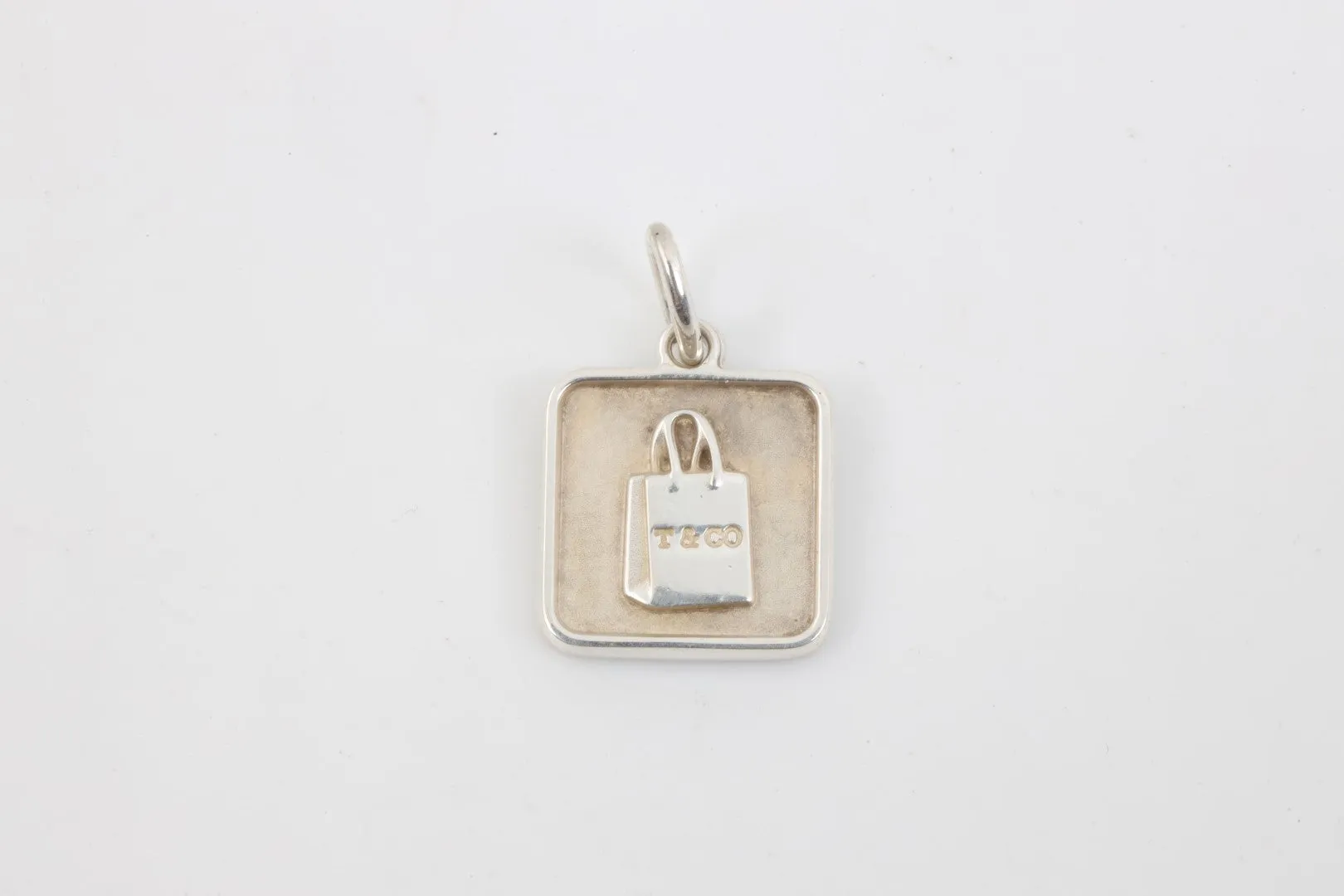 Tiffany & Co. 925 Silver Lexicon Shopping Bag Charm (2.47g.)