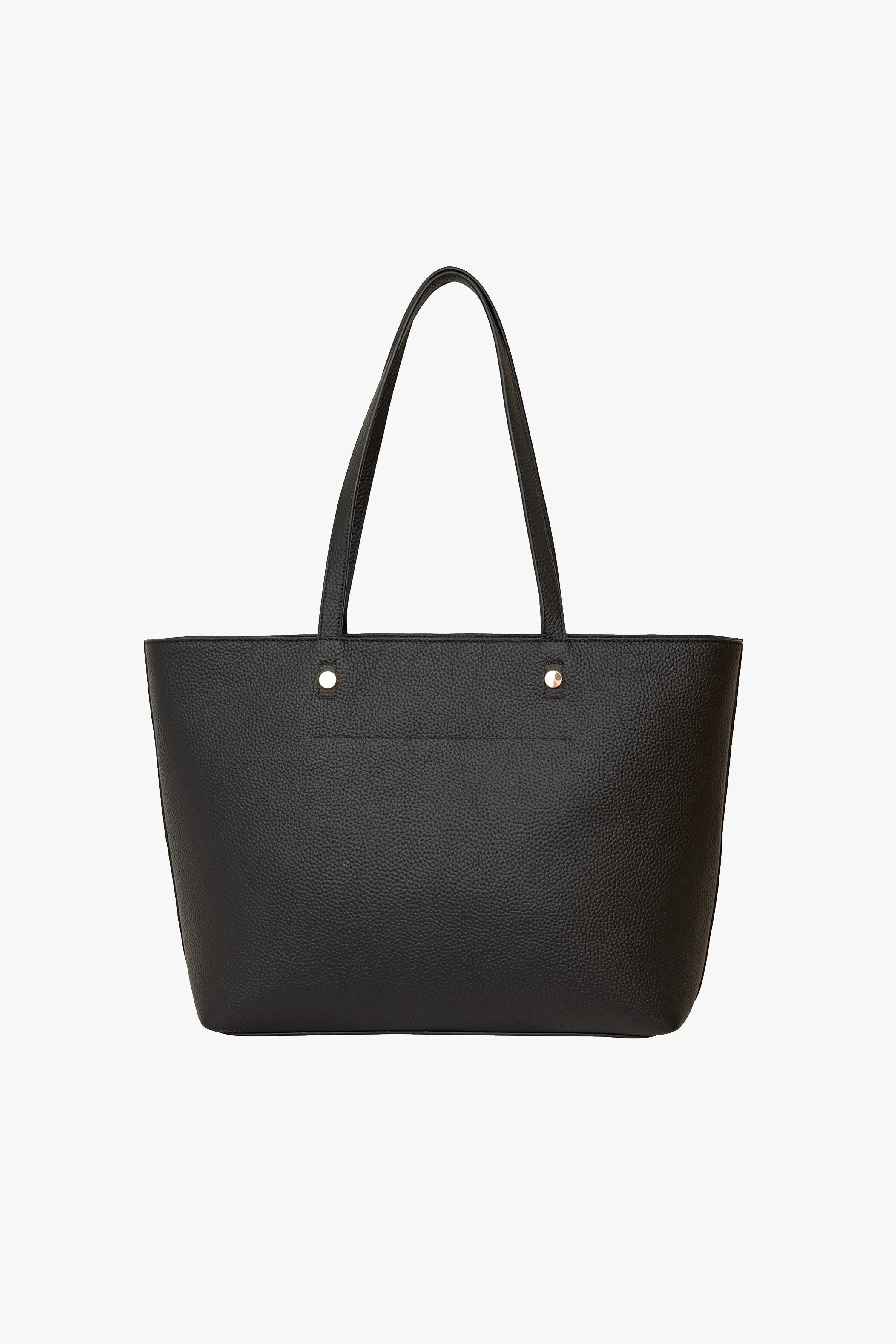Tilbury Leather Shoulder Bag Black   Prussian