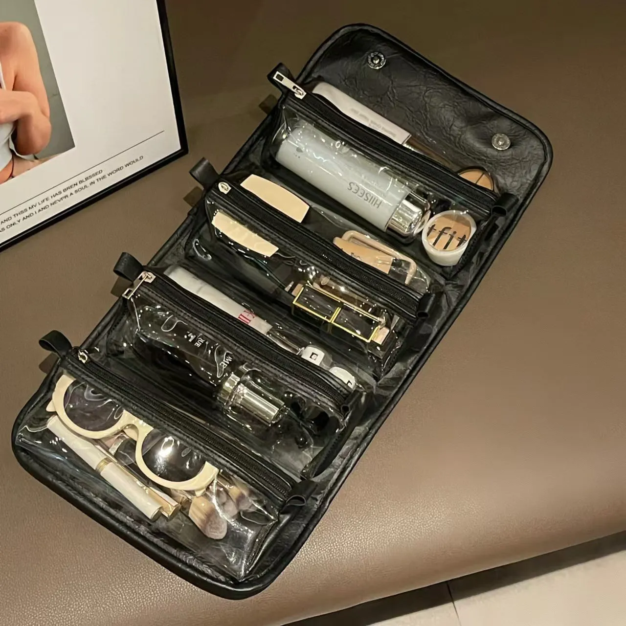 ❤️‍🔥TODAY 49% OFF Leather Waterproof Cosmetic Bag