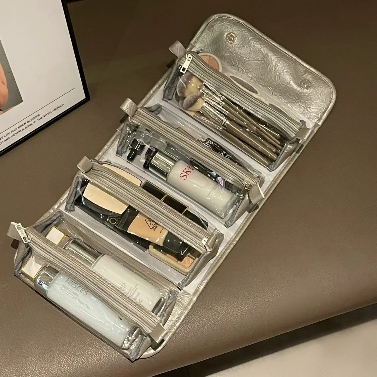 ❤️‍🔥TODAY 49% OFF Leather Waterproof Cosmetic Bag