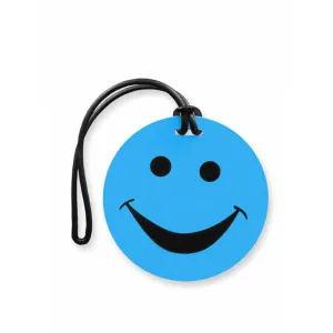 Tosca Happy Face Luggage Tag Blue