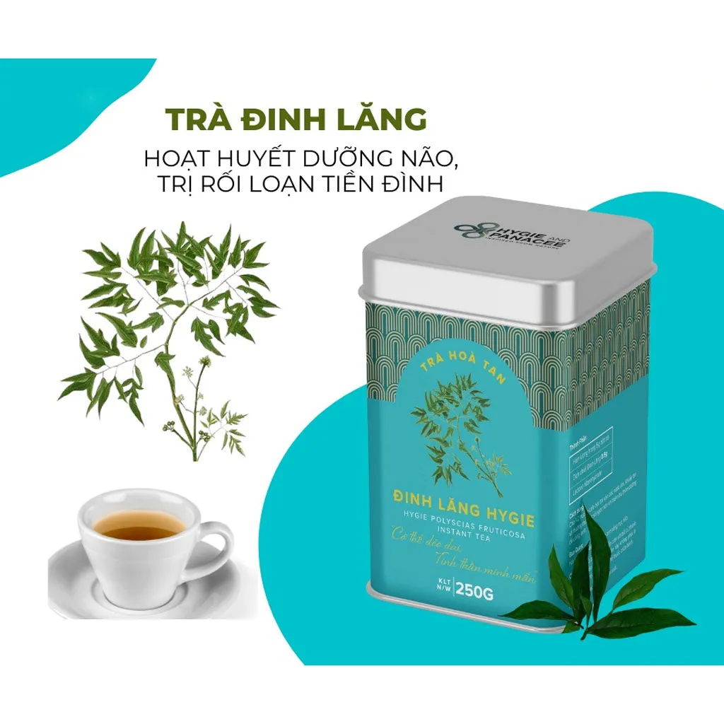 Trà Hòa Tan Đinh Lăng Hygie Điều Hòa Huyết Áp