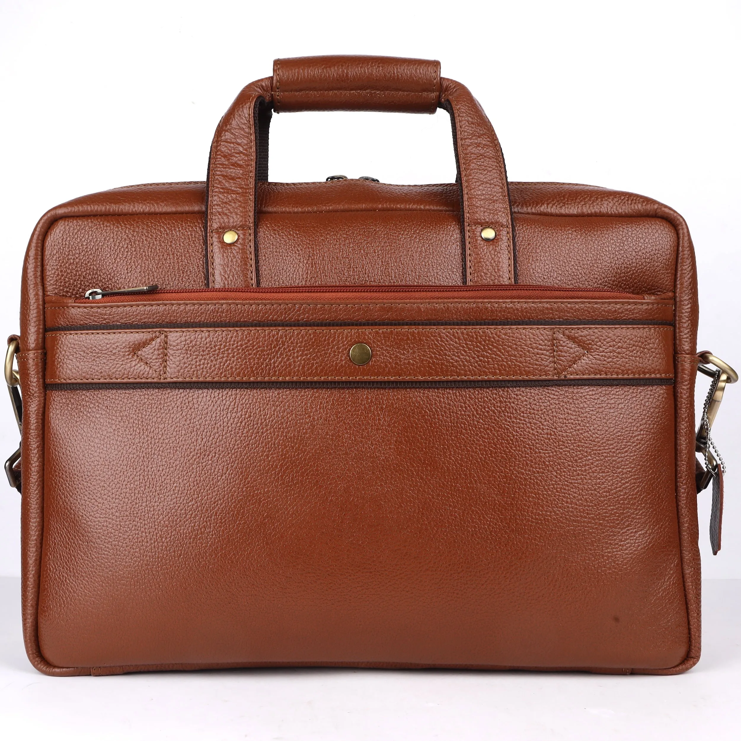 Trailblazer Classic Leather Laptop Bag #2815