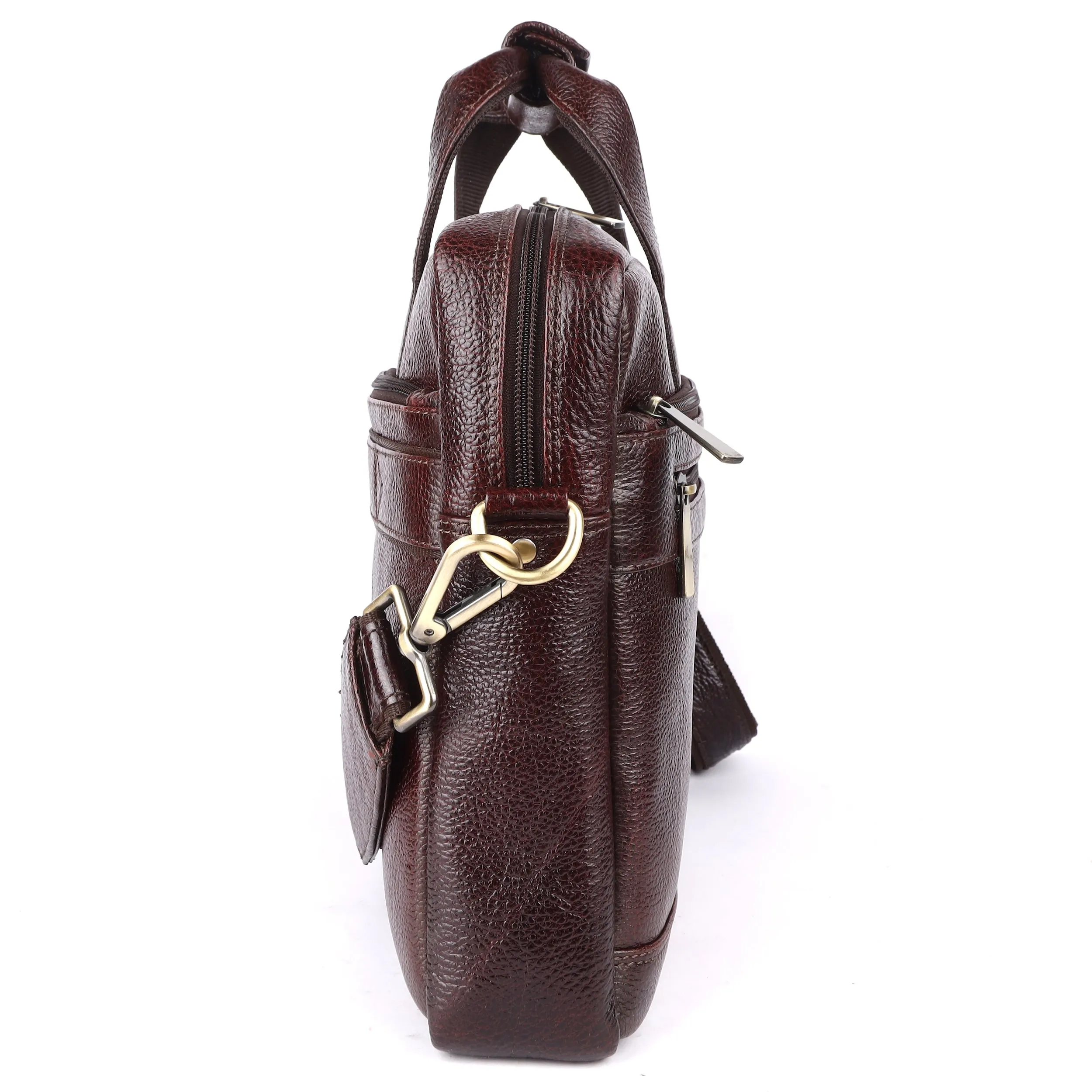 Trailblazer Classic Leather Laptop Bag #2815