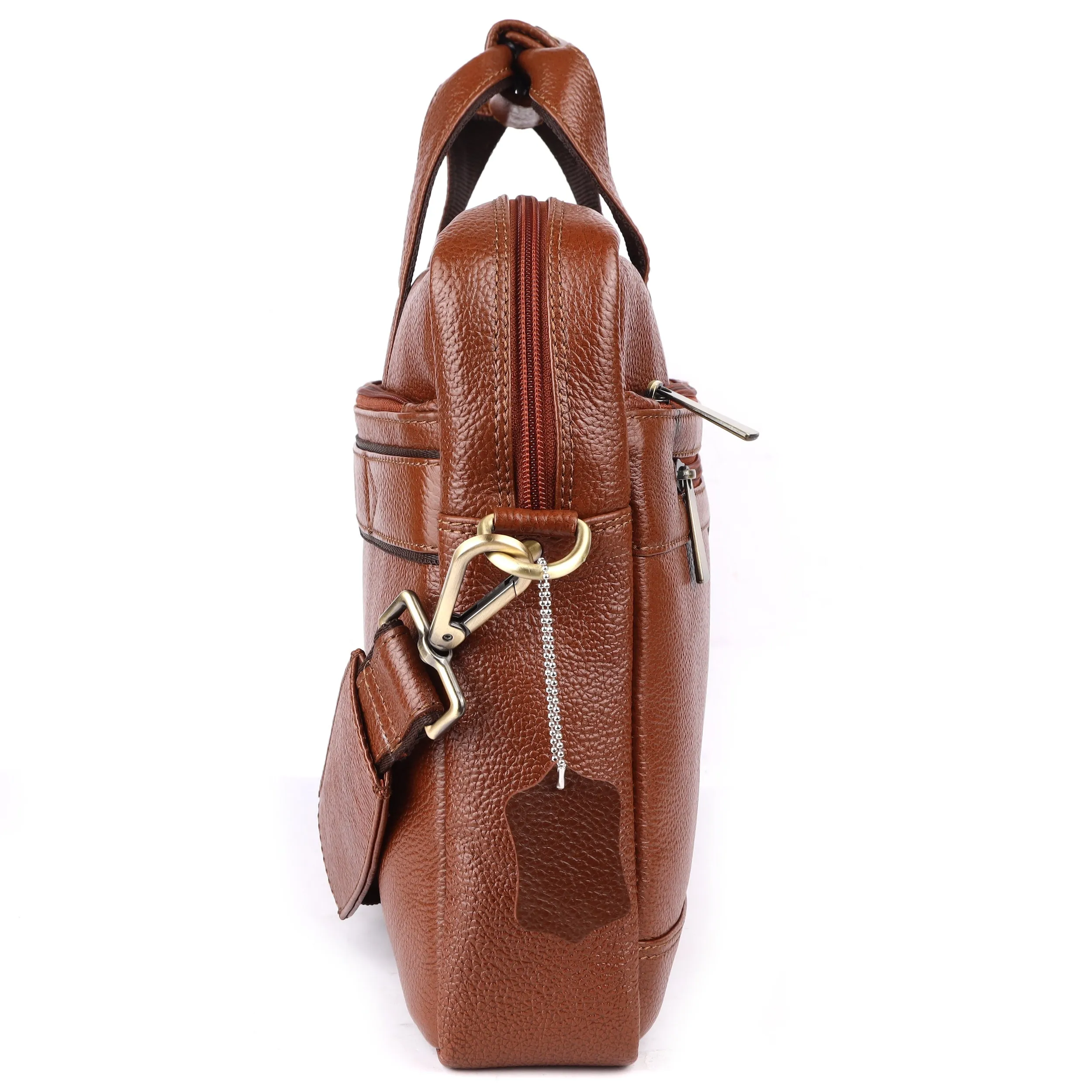 Trailblazer Classic Leather Laptop Bag #2815