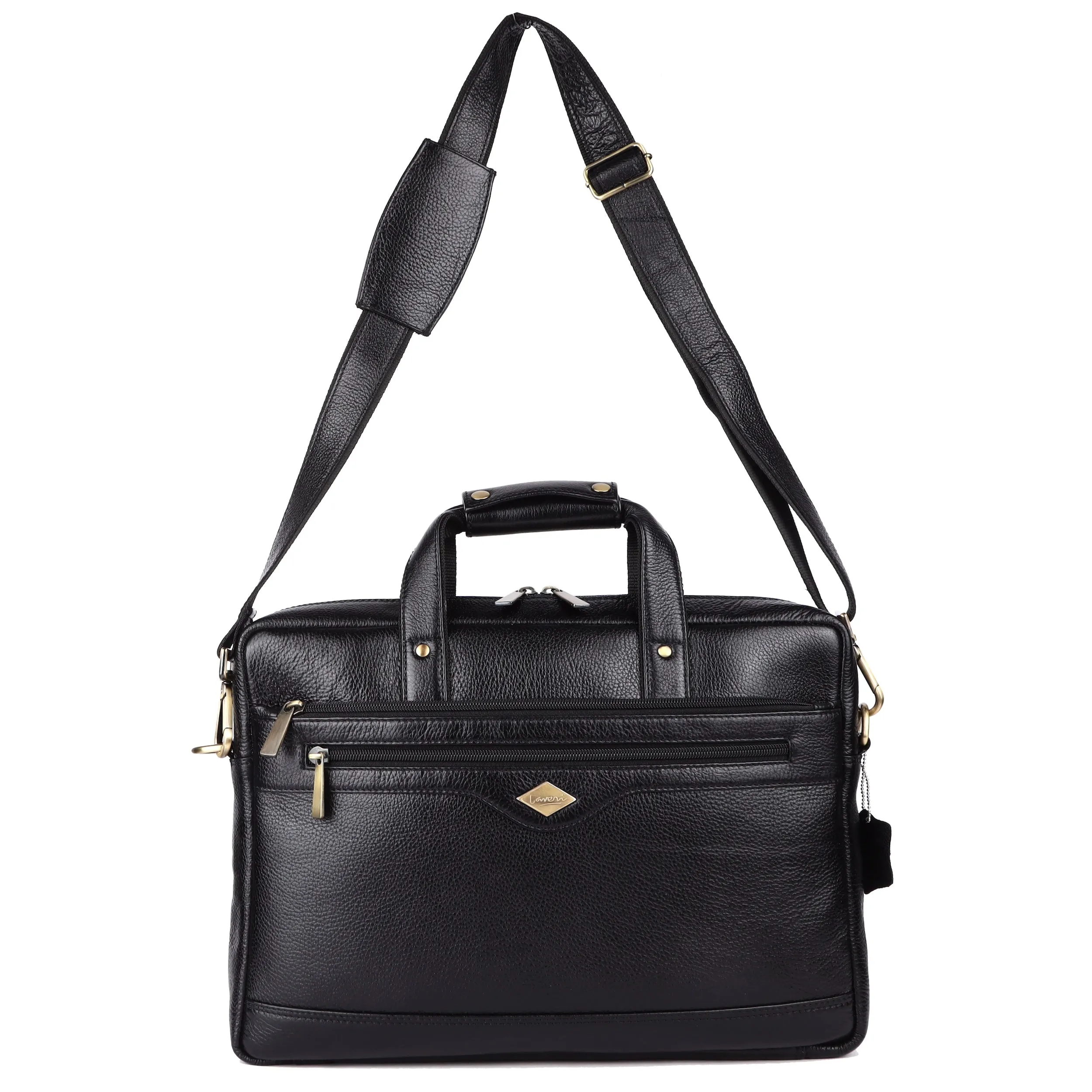 Trailblazer Classic Leather Laptop Bag #2815