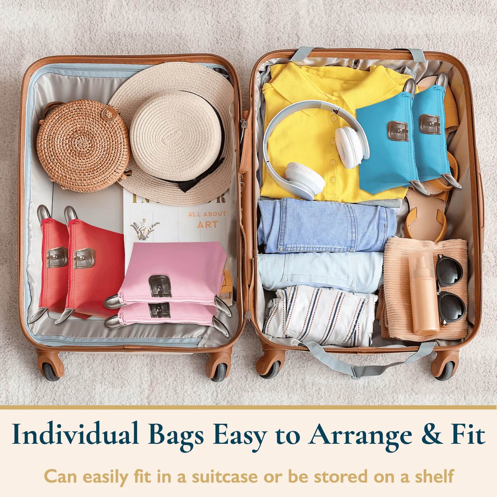 Travel Makeup Bags, 3 Pack