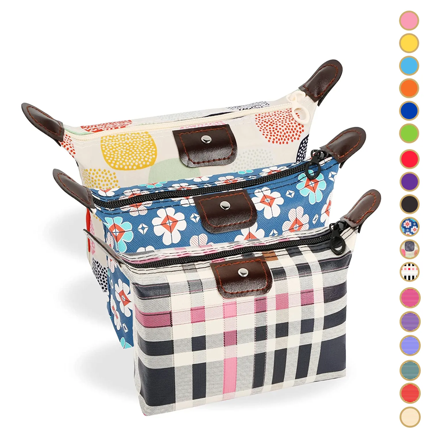 Travel Makeup Bags, 3 Pack