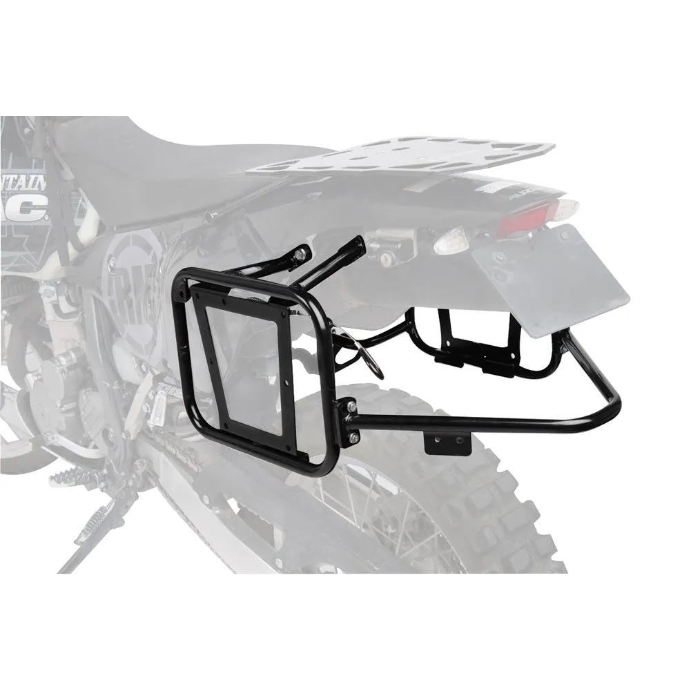 Tusk Pannier Racks with Tusk Pilot Pannier Bags and Bottle Holders