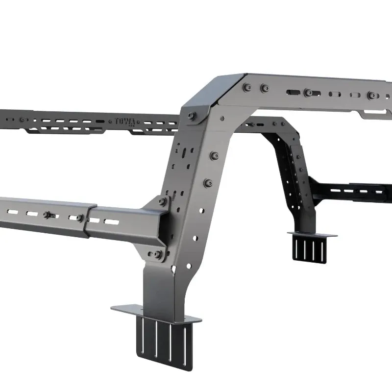 Tuwa Pro Ford Ranger 4CX Series Shiprock Height Adjustable Bed Rack