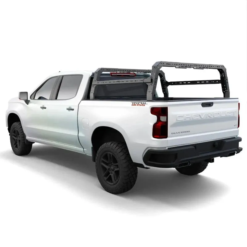 Tuwa Pro GMC Sierra 1500 / 2500HD 4CX Series Shiprock Height Adjustable Bed Rack