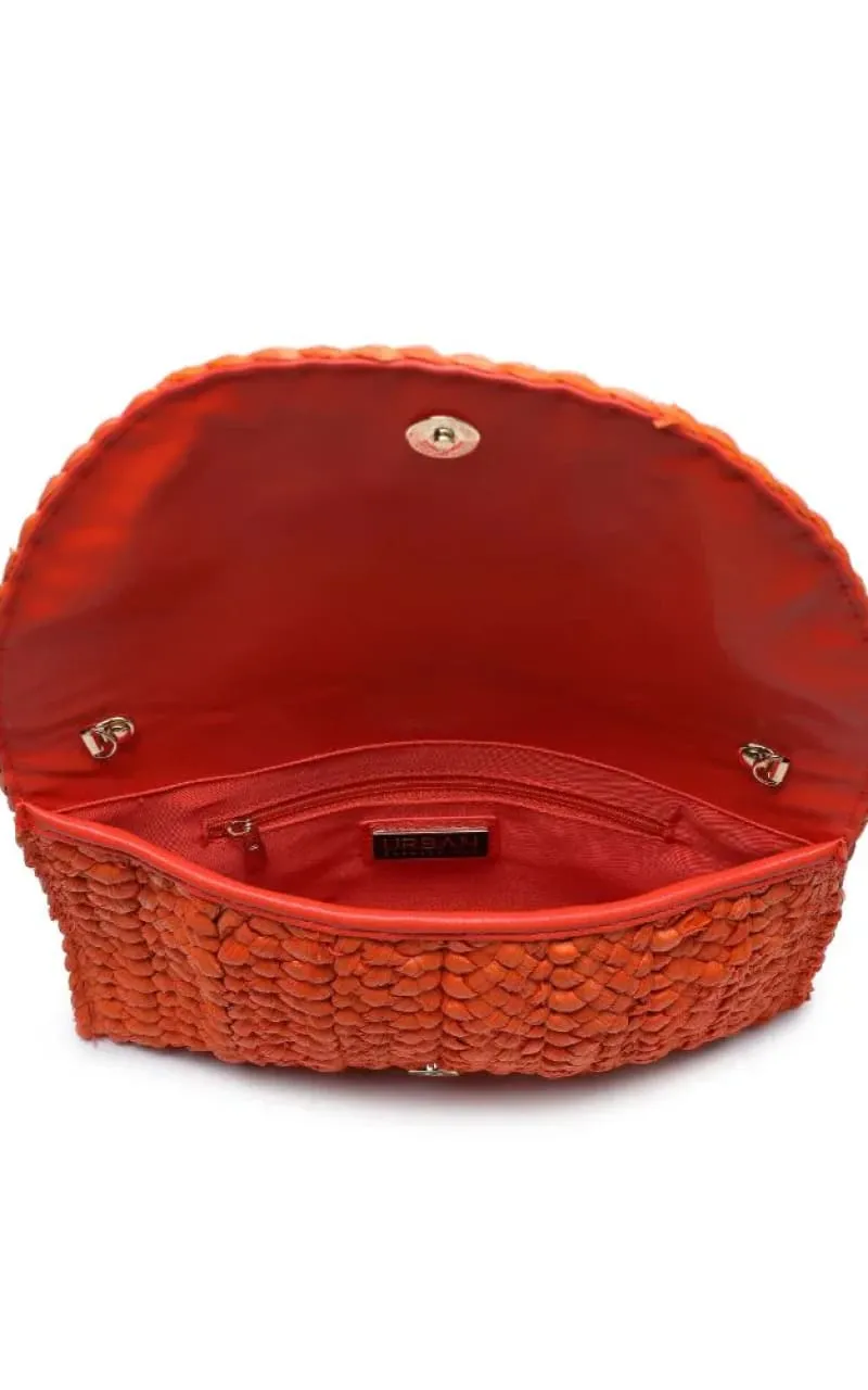 Urban Expressions - Aegean Straw Clutch