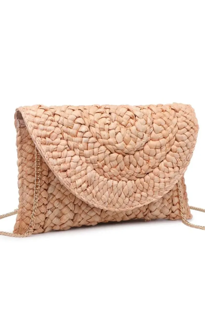 Urban Expressions - Aegean Straw Clutch